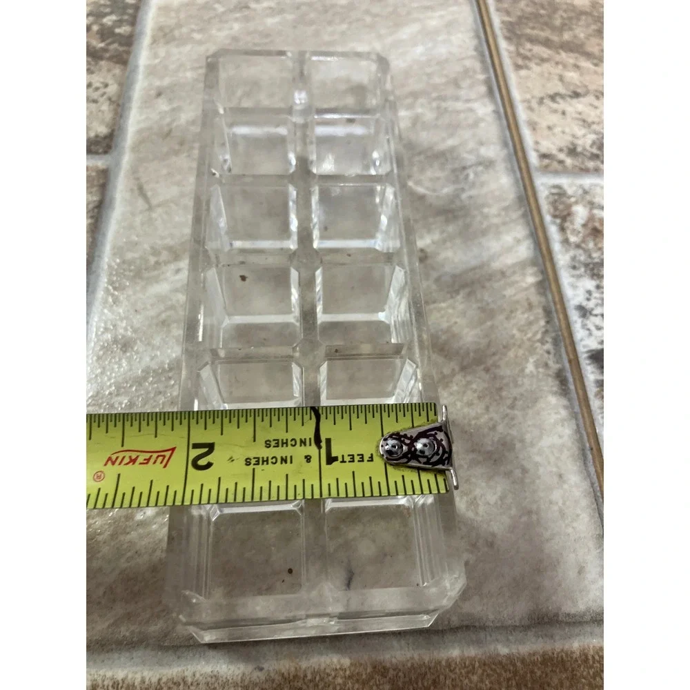 Clear Acrylic Lipstick Organizer 12 Slot Makeup Tray Cosmetic Storage Holder